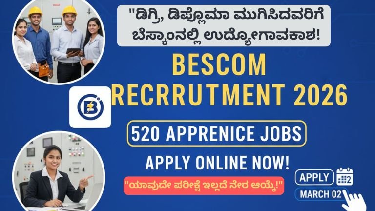 BESCOM Recruitment 2026
